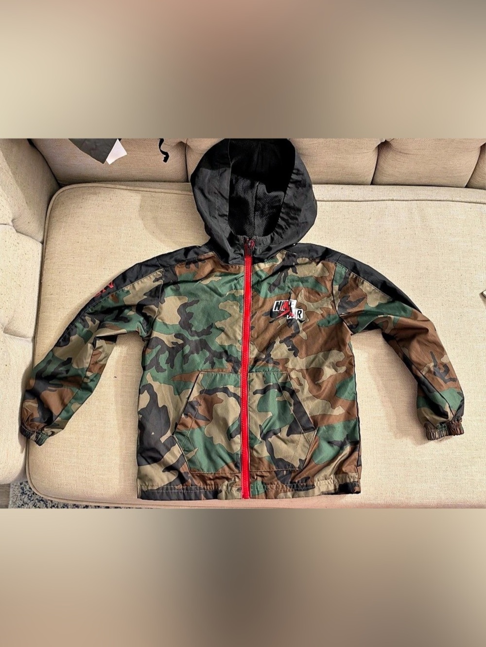 Jordan Windrunner Camo Windbreaker Boys 4T